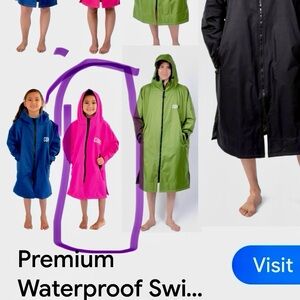 Waterproof Swim Parka - , Pink, teens XXS , COR SURF